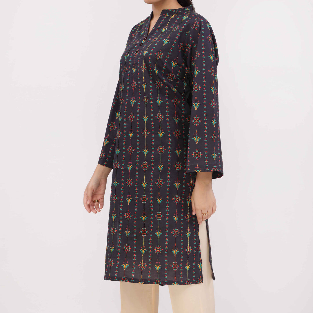 Digital Printed Cotton Cambric Shirt PW5026