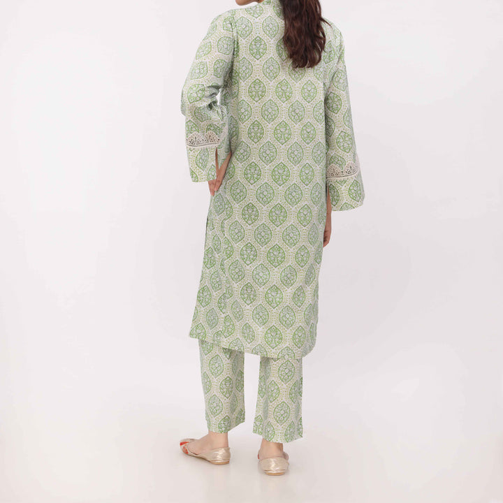2PC Digital Printed Cotton Cambric Co-Ord Set PW5032