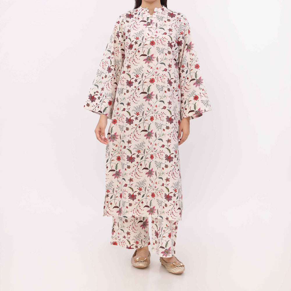 2PC Digital Printed Cotton Cambric Co-Ord Set PW5033