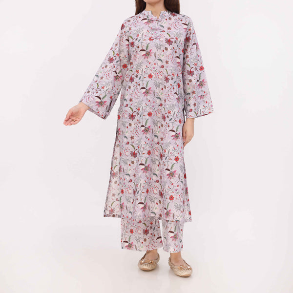 2PC Digital Printed Cotton Cambric Co-Ord Set PW5034