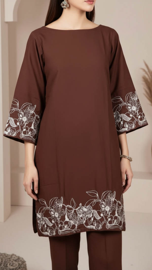 1PC Slub Khaddar Shirt PW5041