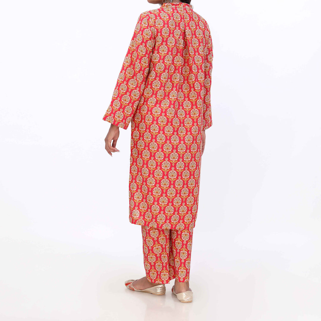 2PC- Cotton Cambric Printed Suit PW5065