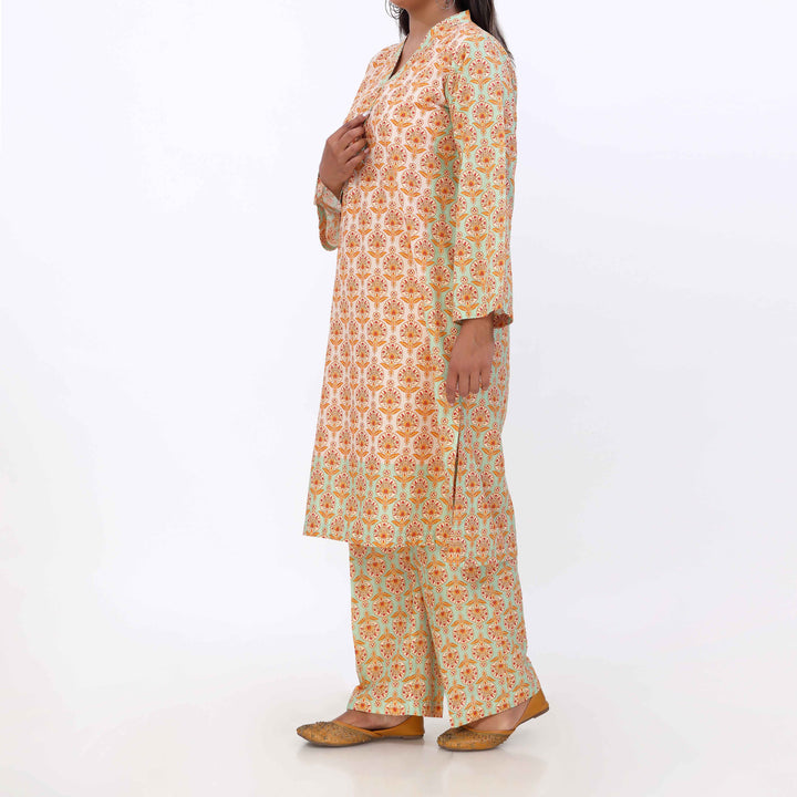 2PC- Cotton Cambric Printed Suit PW5066
