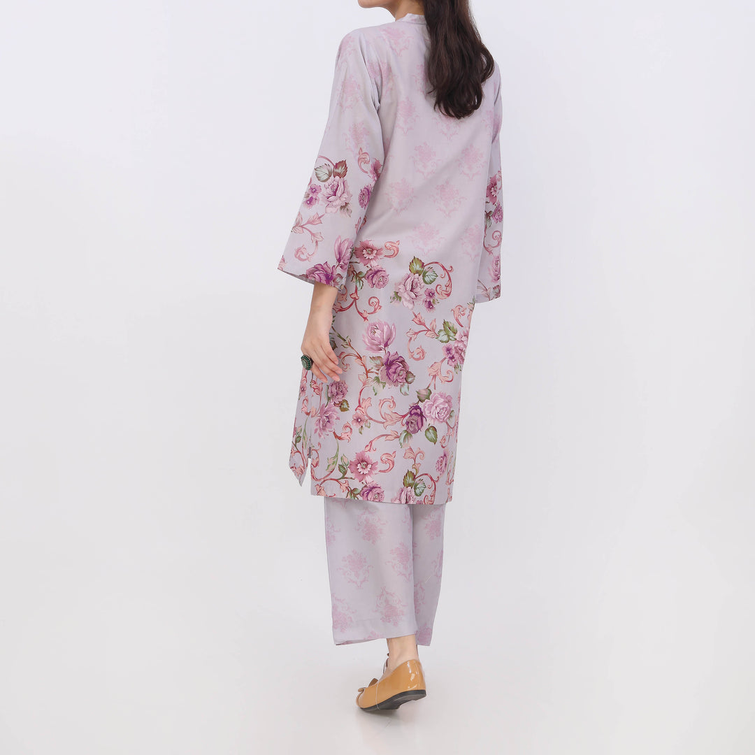 2PC- Digital Printed Cotton Cambric Suit PW5071