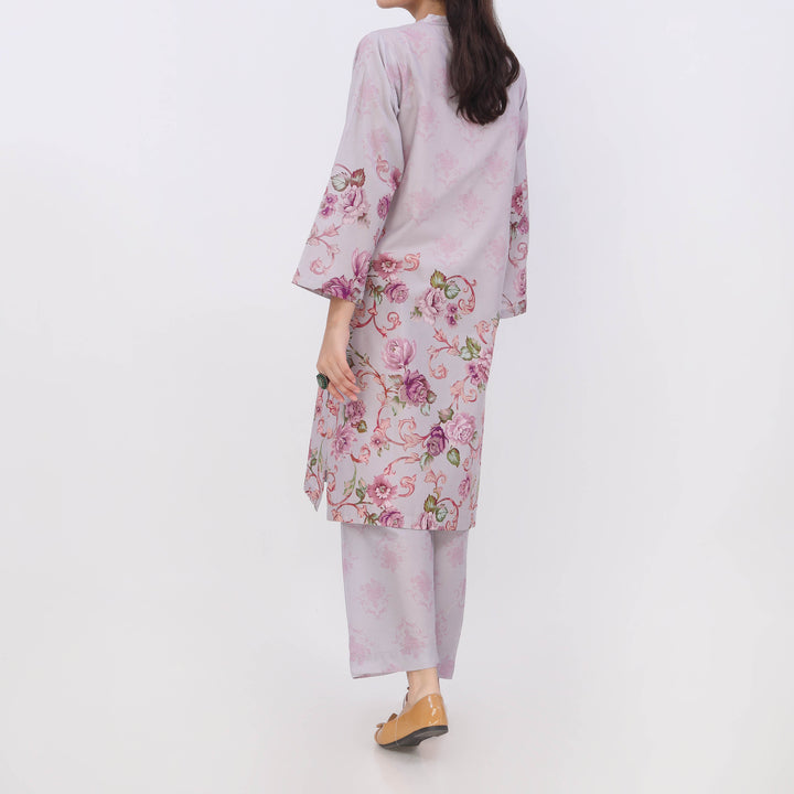 2PC- Digital Printed Cotton Cambric Suit PW5071