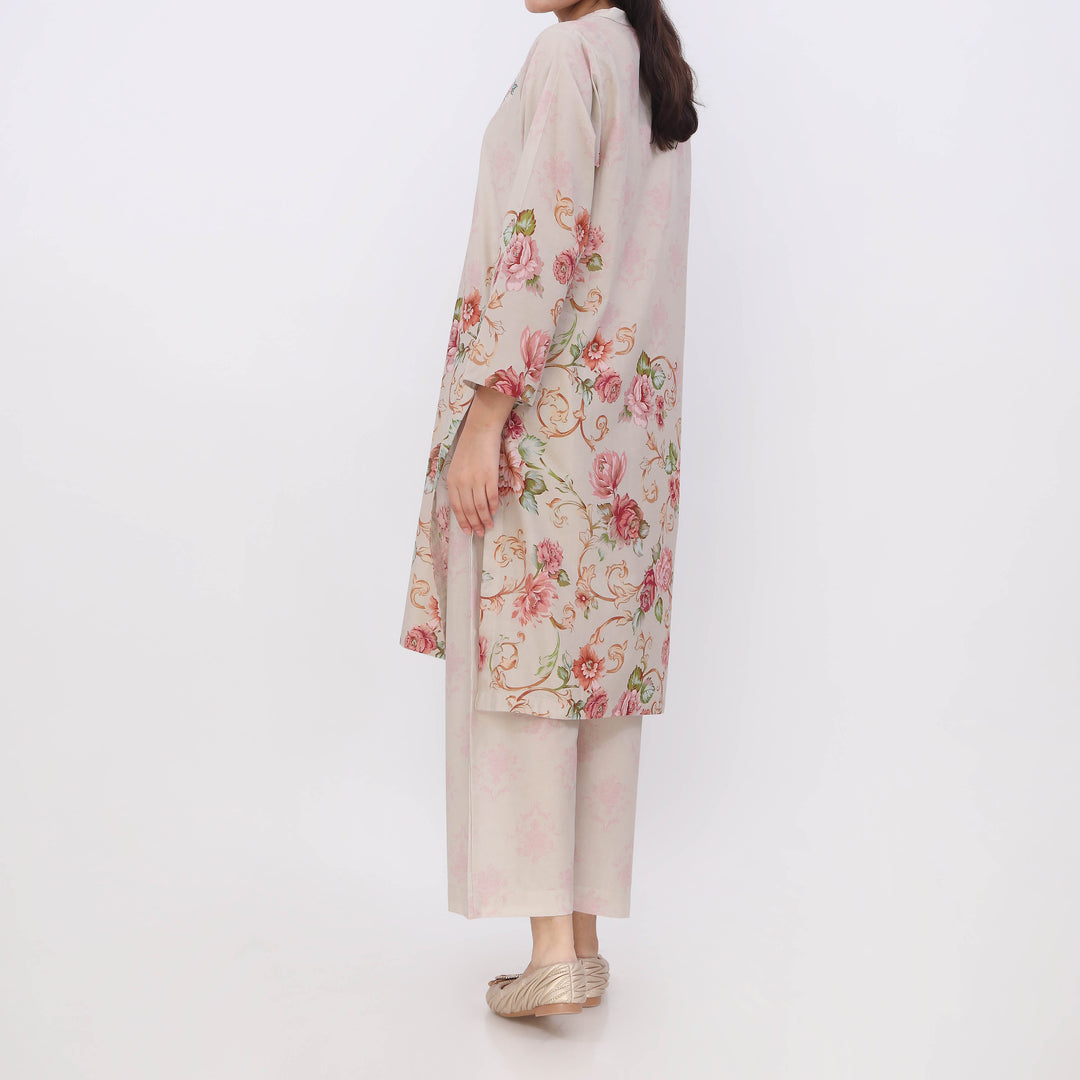 2PC- Digital Printed Cotton Cambric Suit PW5072