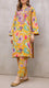 2PC- Digital Printed Cotton Cambric Co-Ord Set PW5074