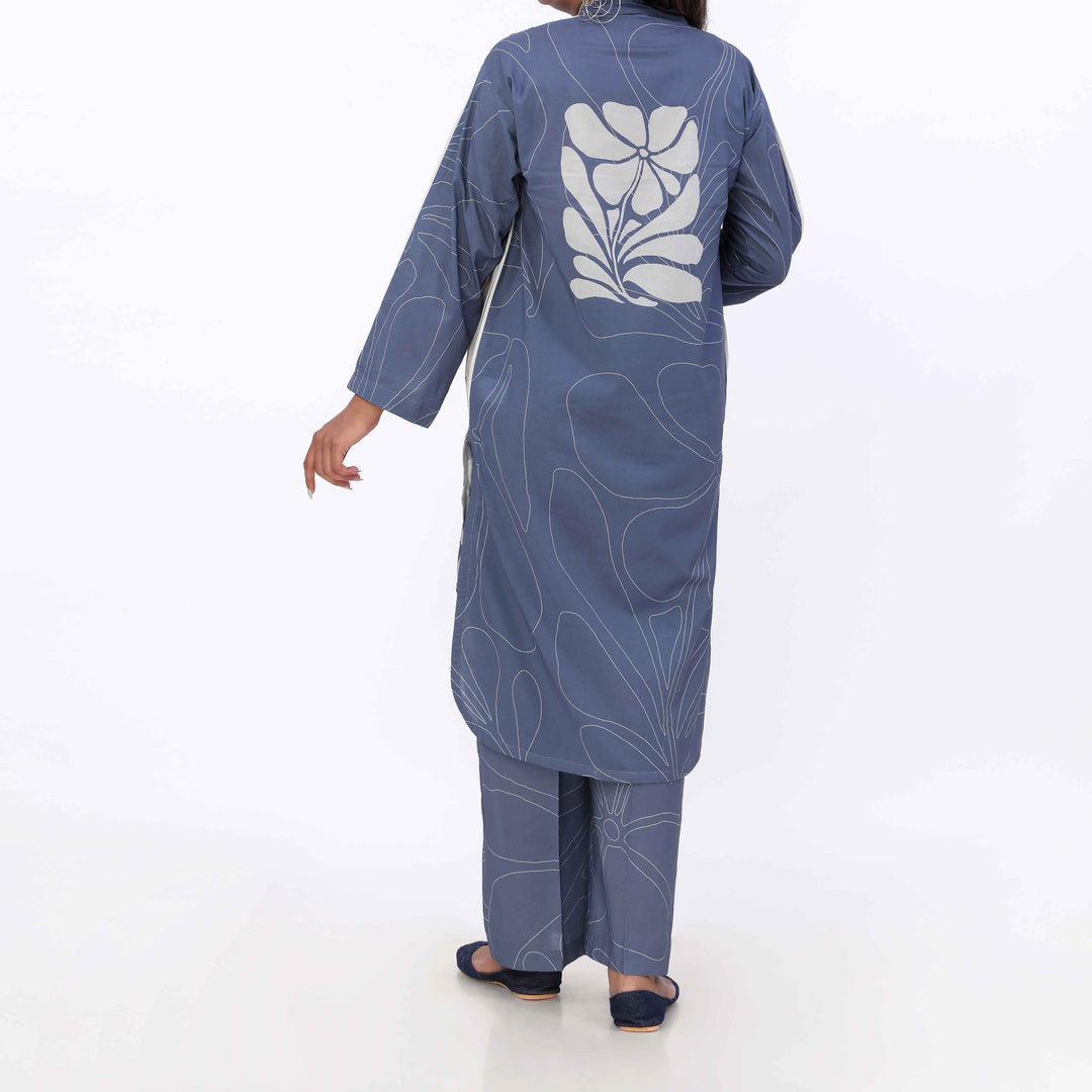 2PC- Printed Cambric Suit PW5082