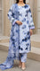 3 PC Digital Printed Cotton Cambric Suit PW5088