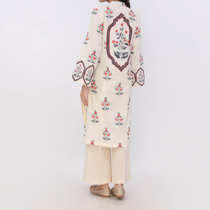 1PC- Digital Printed Cotton Cambric Shirt PW5092