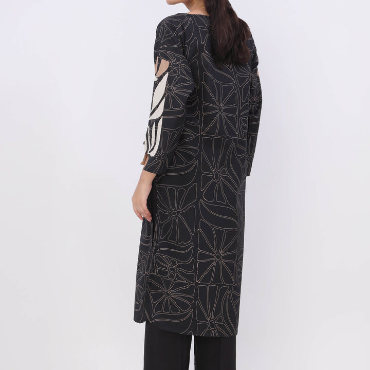 1PC- Digital Printed Cotton Cambric Shirt PW5094