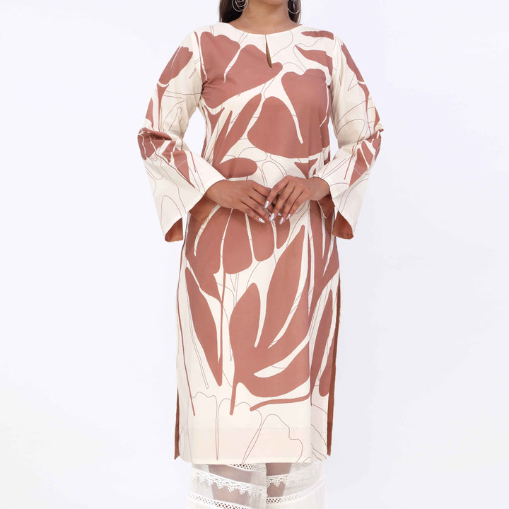 Slate Printed Cambric Shirt PW5096