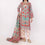 3PC Digital Printed Cotton Cambric Suit PW5098