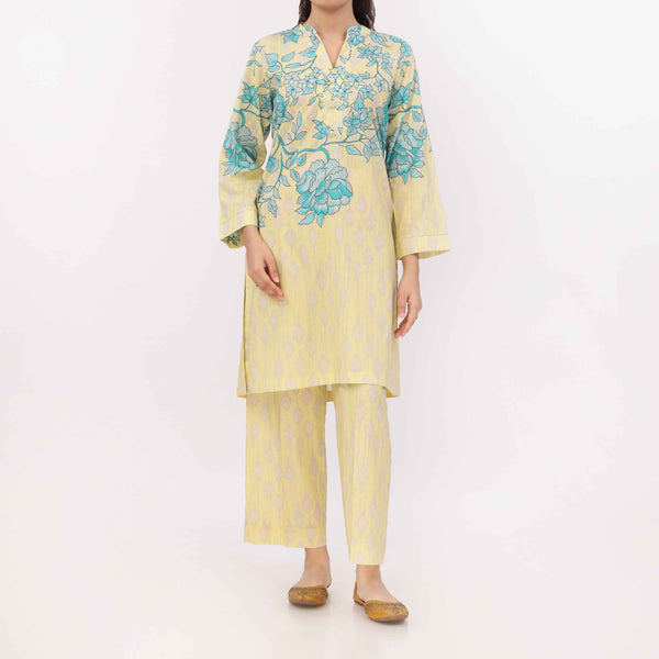 2PC Digital Printed Cotton Cambric Co-Ord Set PW5102