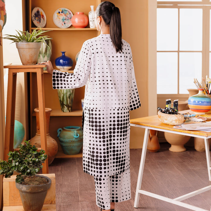 2PC- Printed Cambric Suit PW5104