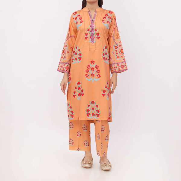 2PC Digital Printed Cotton Cambric Co-Ord Set PW5107