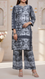 2 PC Digital Printed Cambric Suit PW5114