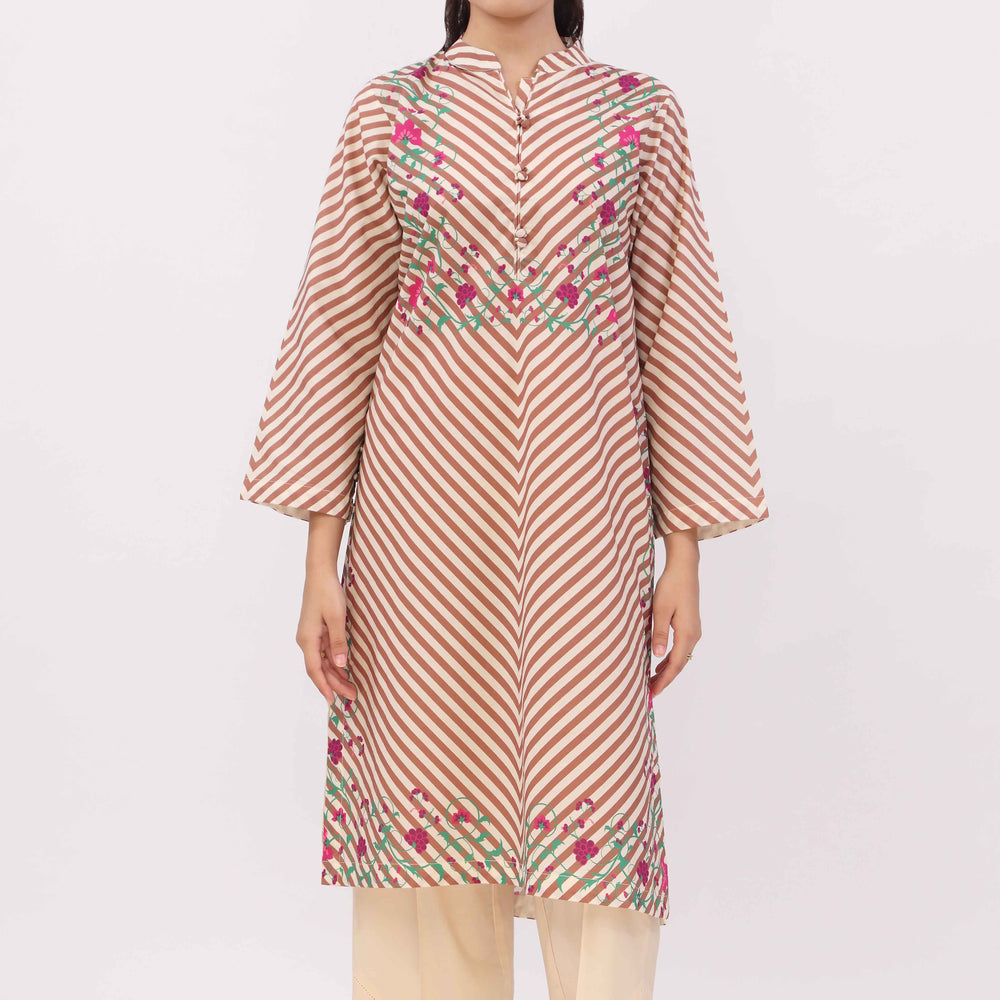 Digital Printed Cotton Cambric Shirt PW5147