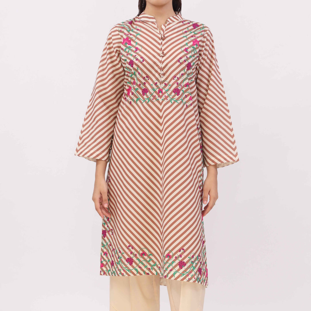 Digital Printed Cotton Cambric Shirt PW5147