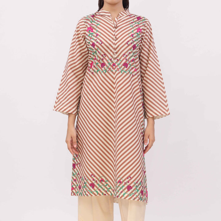 Digital Printed Cotton Cambric Shirt PW5147