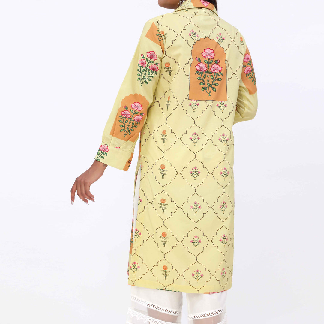 Lemon Printed Cambric Shirt PW5158