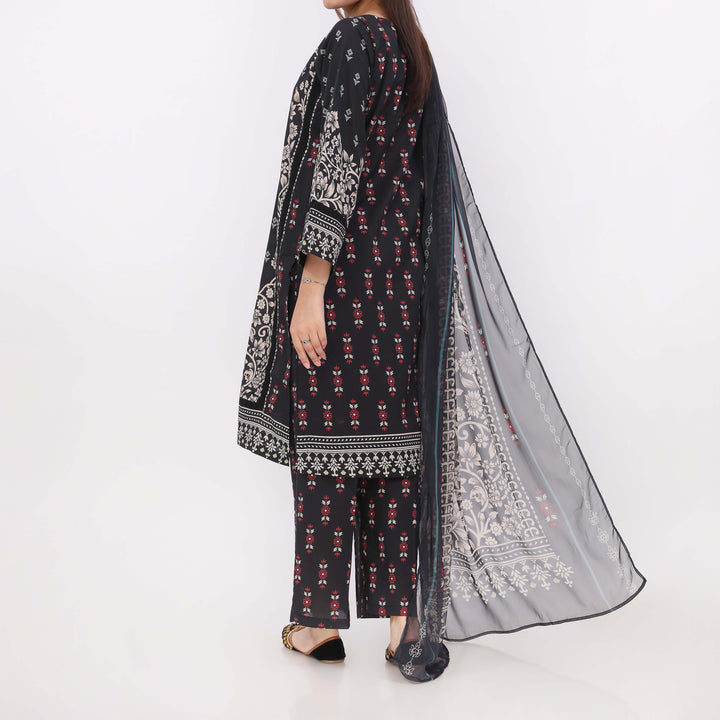 3PC Printed Cambric Suit