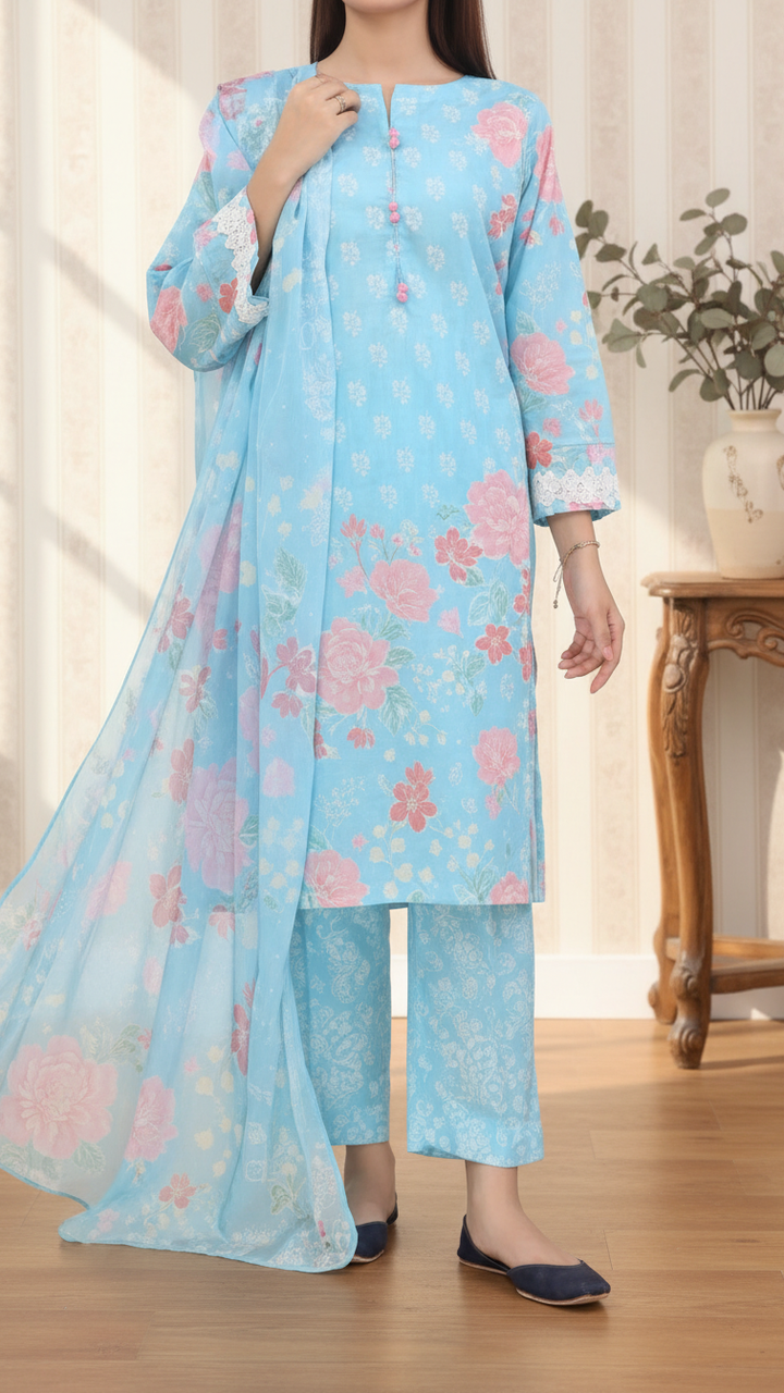 Marise<br>3 PC Printed Suit PW5163