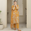 3PC Digital Printed Raw Silk Suit PW5172