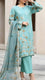 3PC Digital Printed Raw Silk Suit PW5173