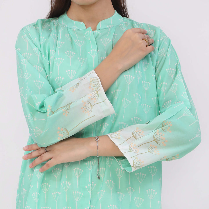 1PC Printed Cambric Shirt