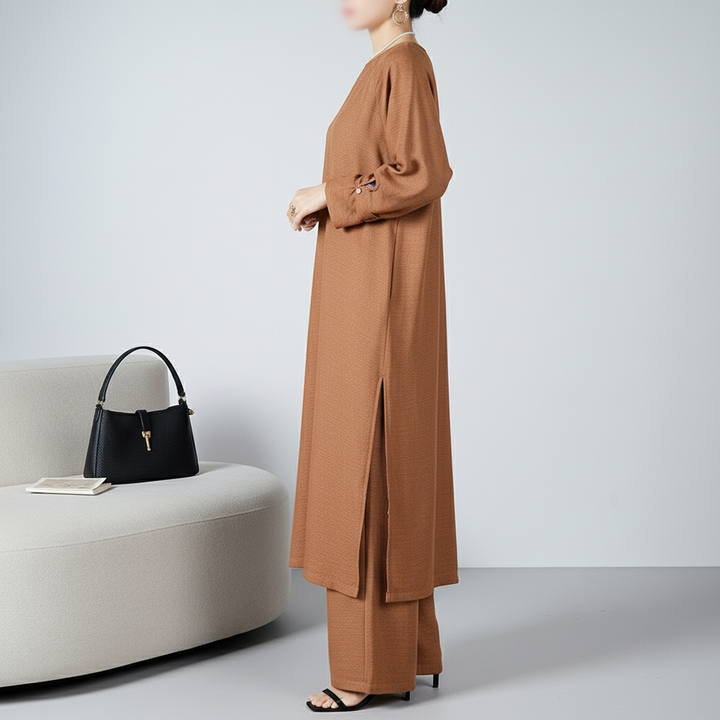 2PC Viscose Chambray Shirt And Trouser PW5212