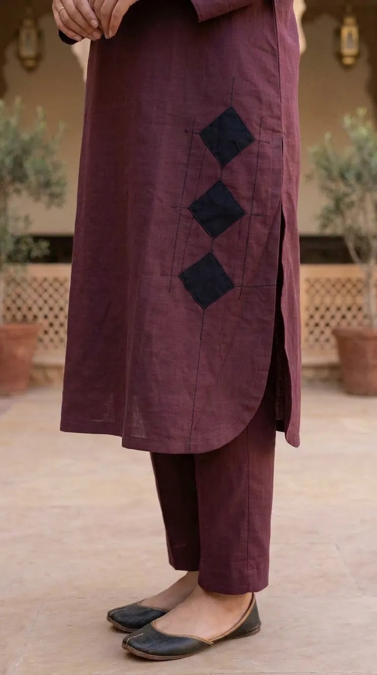 Embellished Khaddar Stitched Shirt PW521505