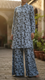 2 PC Allover Printed Blended Linen Suit PW5220