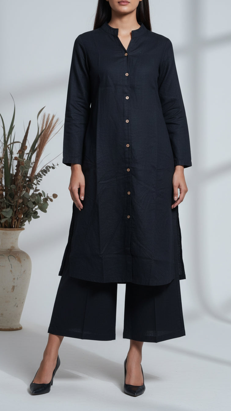 2 PC Digital Printed Slub Khaddar Suit PW5238