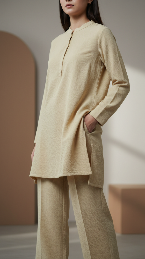 2 PC Blended Mix Fabric Suit PW5249