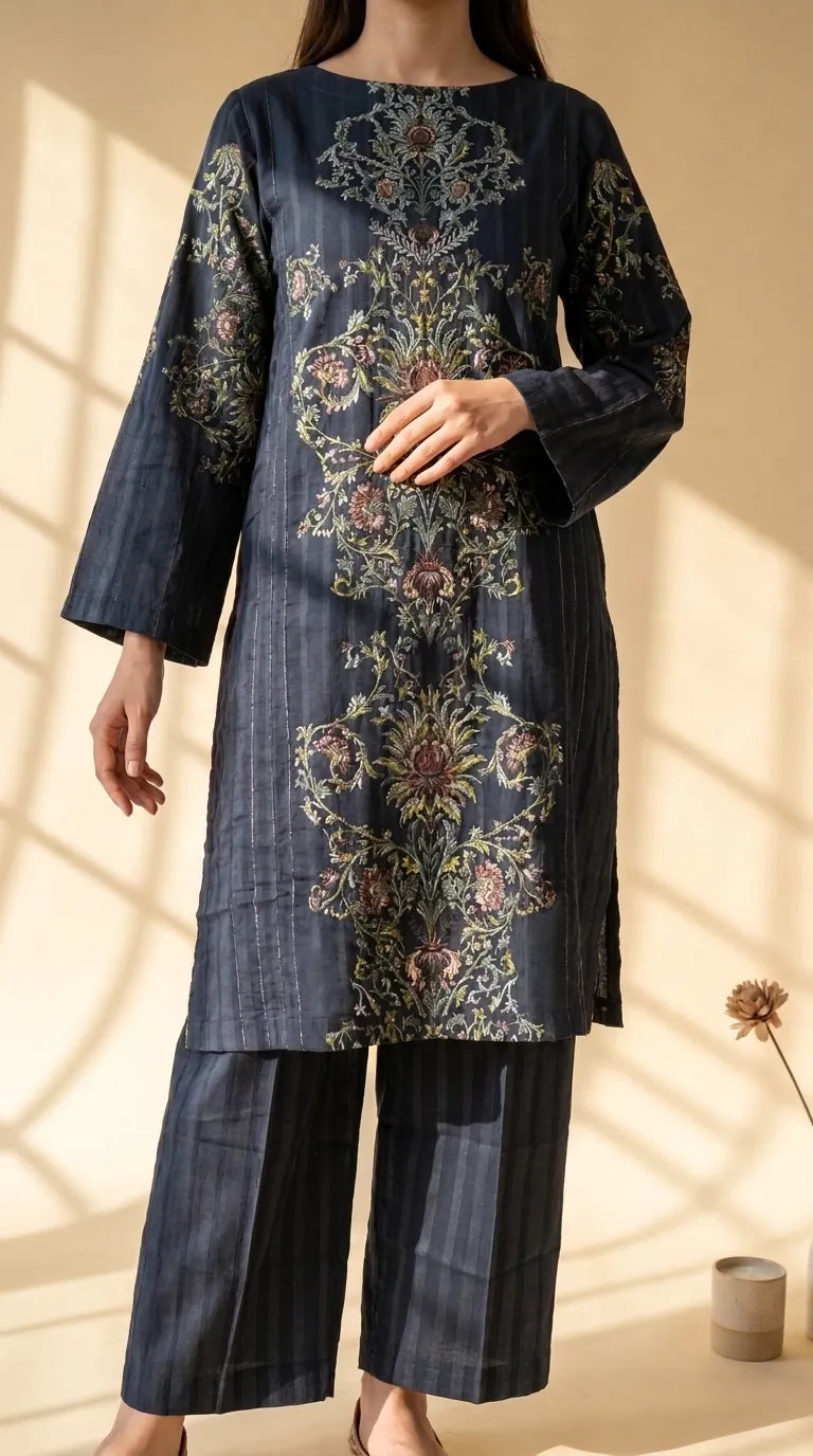 2 PC Digital Printed Khaddar Suit PW530301