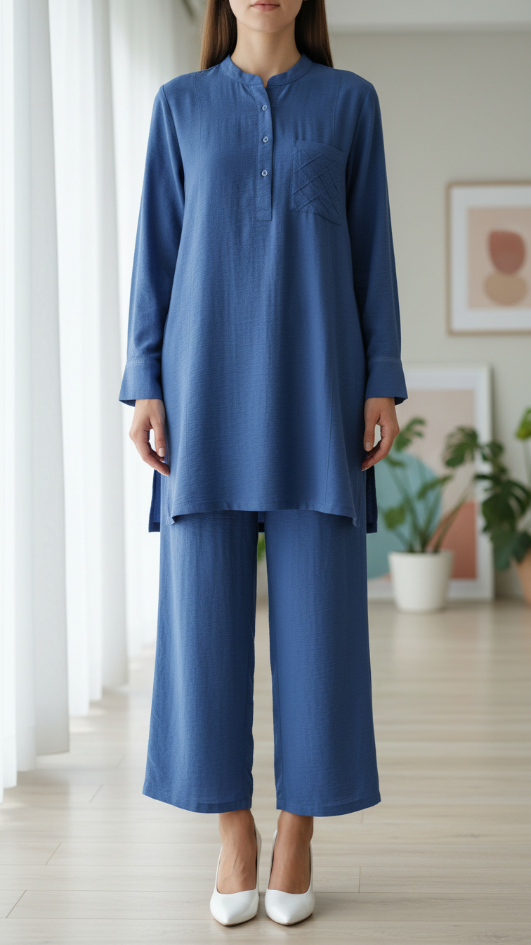 2 PC Blended Linen Suit PW5310