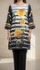 Black Digital Printed Shamose Silk Shirt PW5327