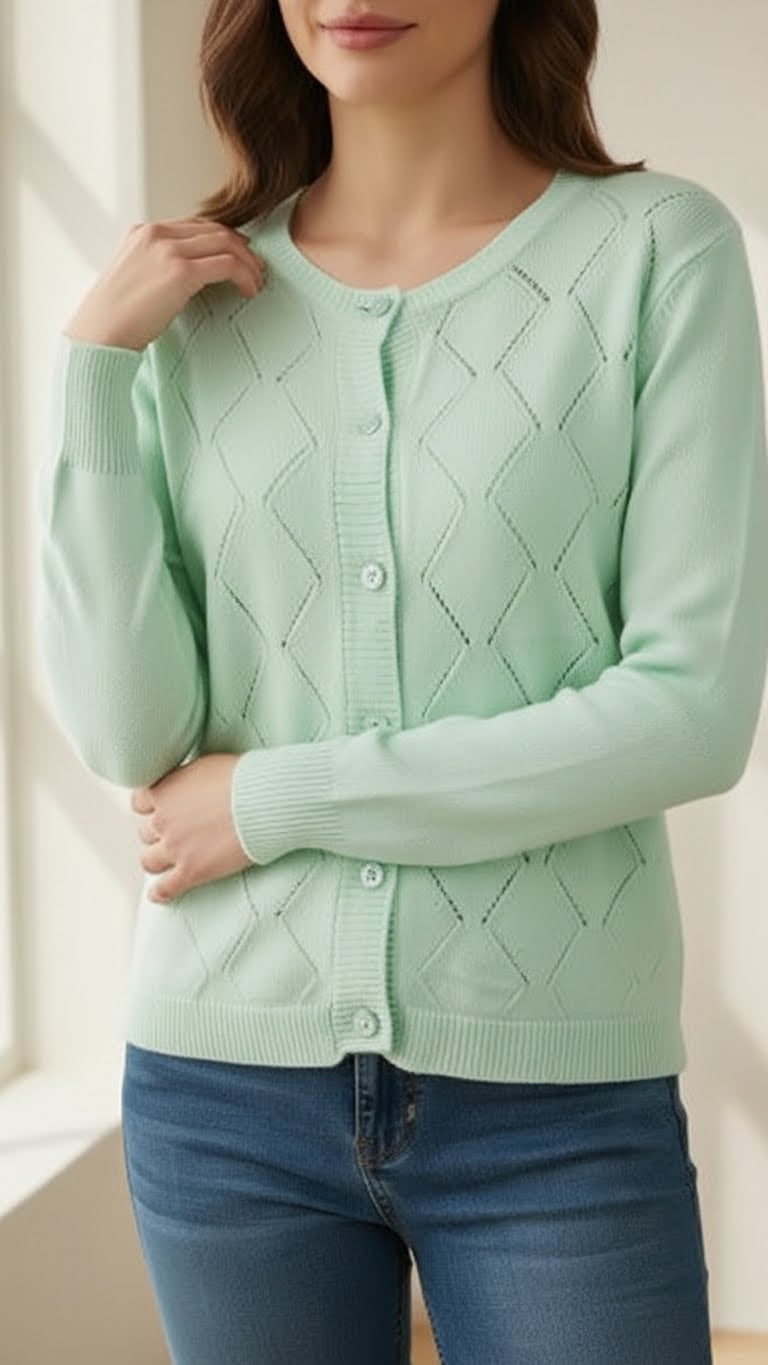 Green Winter Sweater PW5515