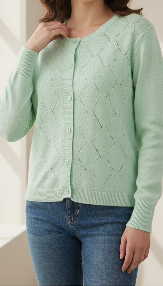 Green Winter Sweater PW5515