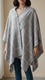 Grey Winter Cape Shawl PW5614