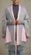 Grey 2 Tone Acrylic Cape Shawl PW5617