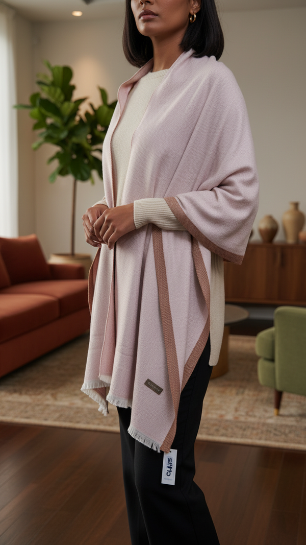 Pink Winter Capeshawl PW5649