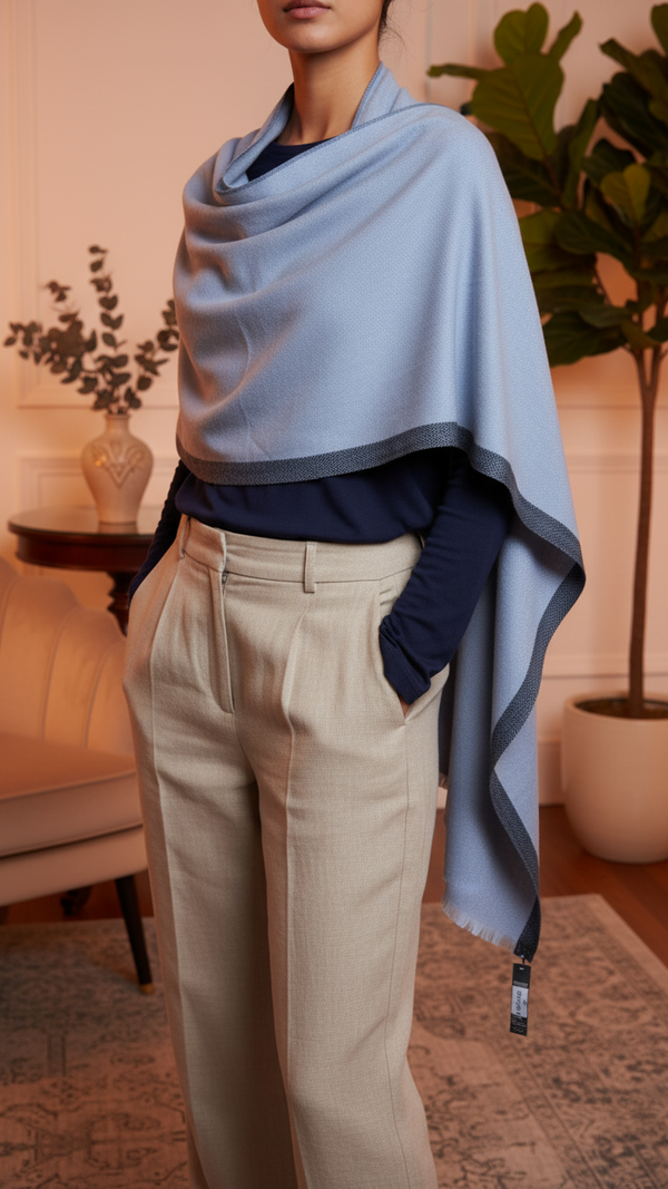 Grey Winter Capeshawl PW5652