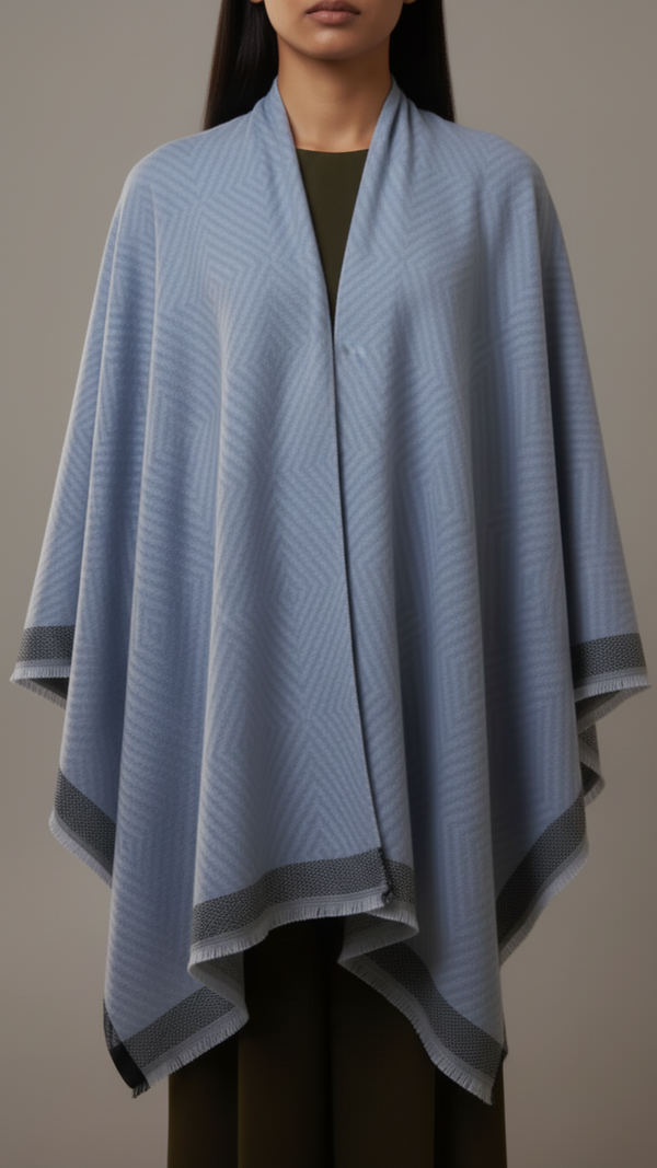 Grey Winter Capeshawl PW5675