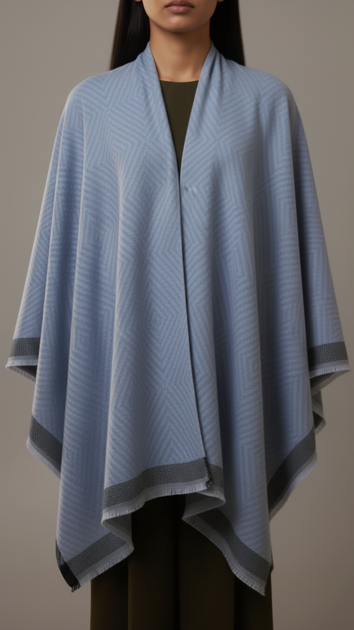 Grey Winter Capeshawl PW5675