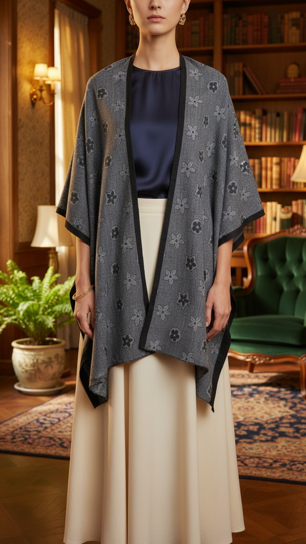 Black Winter Capeshawl PW5682