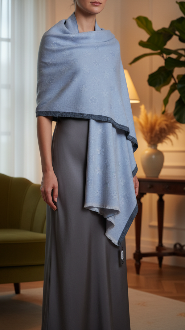 Grey Winter Capeshawl PW5684