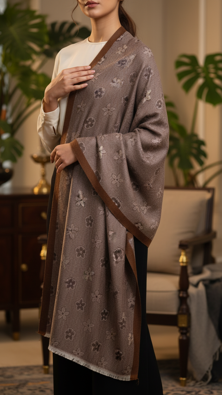 Brown Winter Capeshawl PW5685