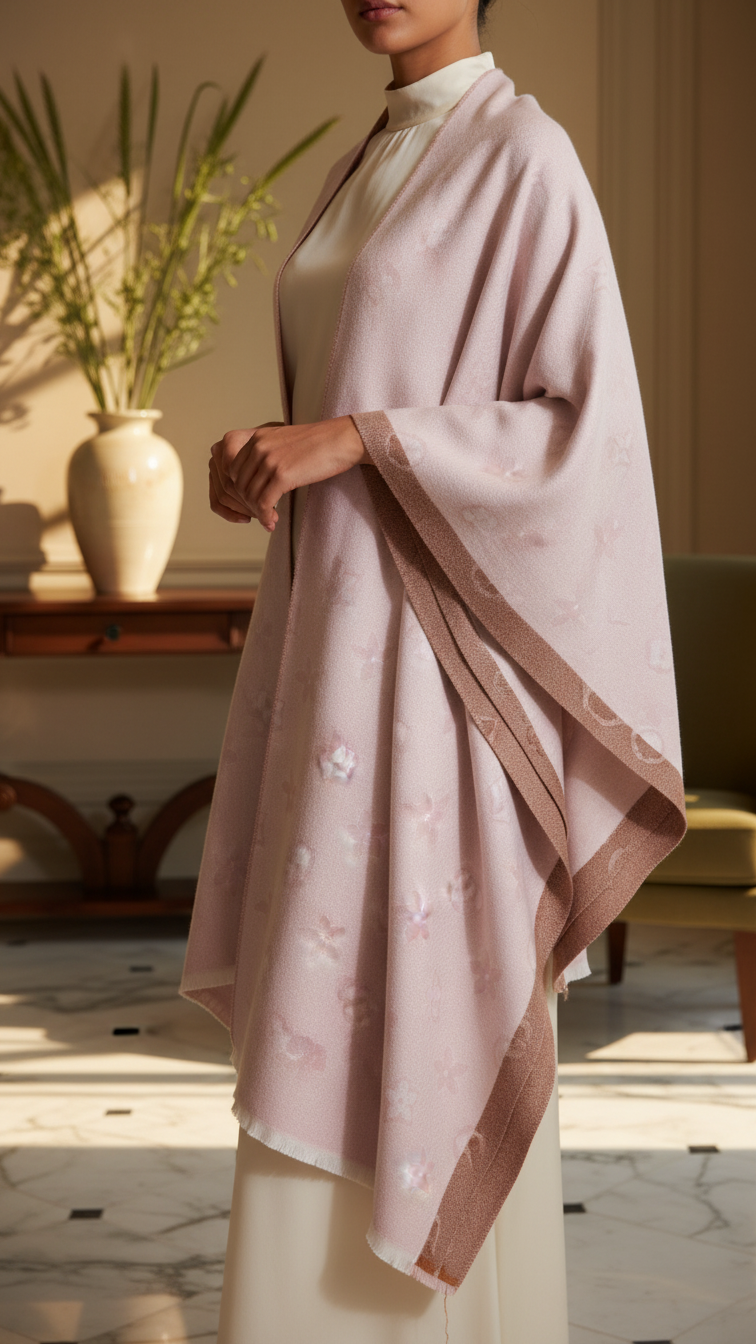 Pink Winter Capeshawl PW5687